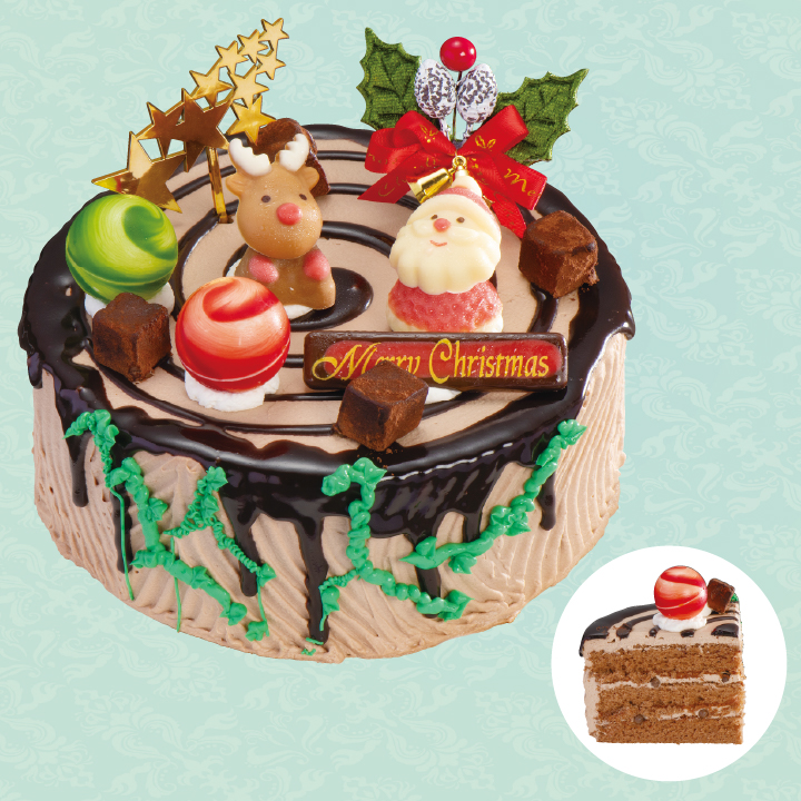 【blueberry】チョコ好きにはたまらないクリスマスケーキ 商品サムネイル